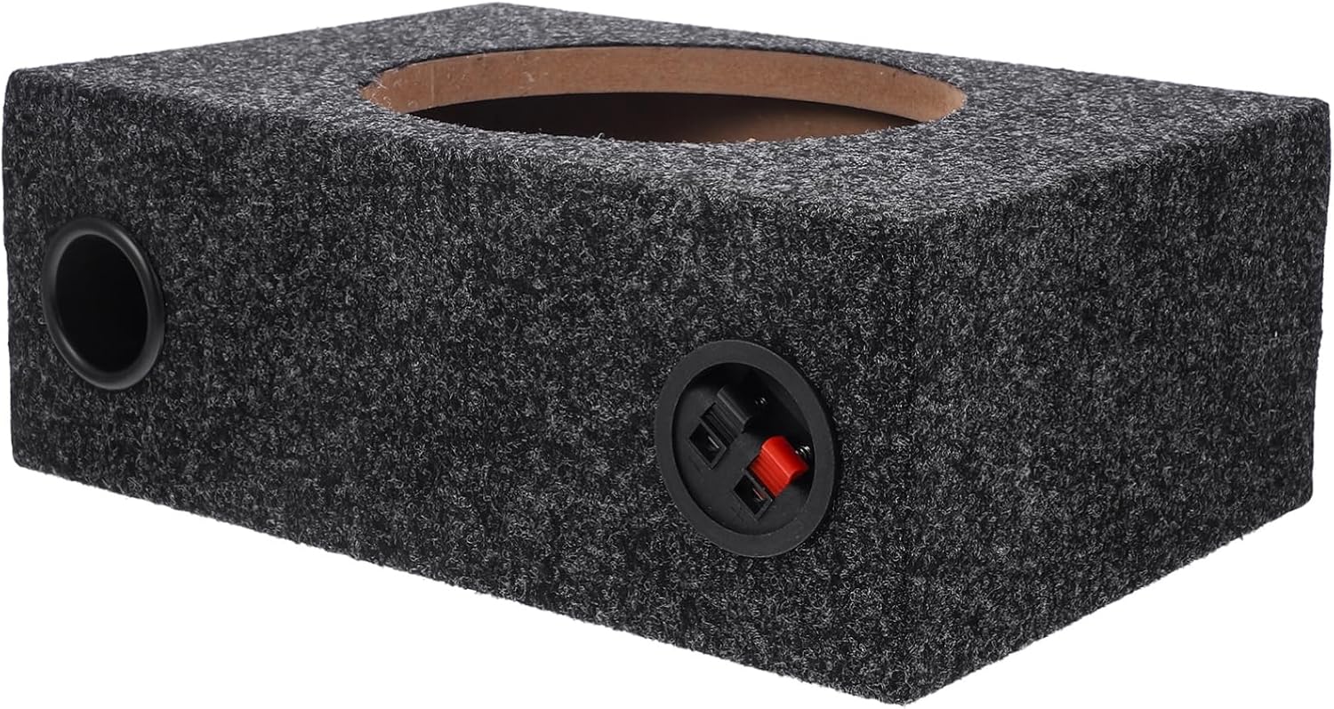 Single Cab Sub Box Lightweight Sealed Subwoofer Enclosure for Car Audio Easy to Install for DIY Enthusiasts Improves Sound Quality Bass Response
