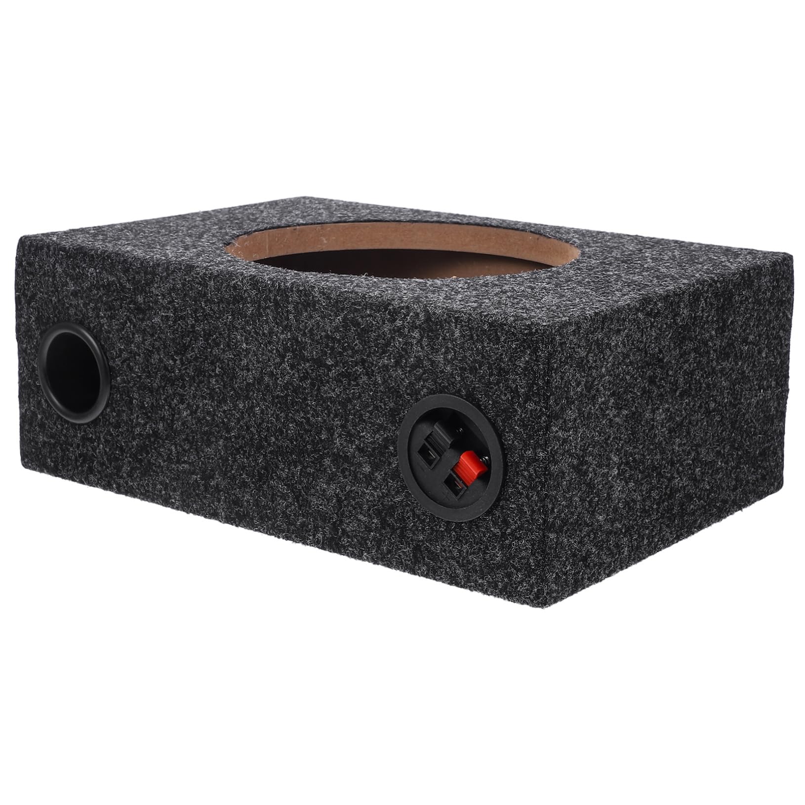 Ciieeo Box Subwoofer per Auto Moquette 8 Pollici, Cassa Vuota per Subwoofer Compatibile Vari Modelli, Accessorio Audio Fai da Te per Migliorare Bassi e Prestazioni Impianto Car Audio