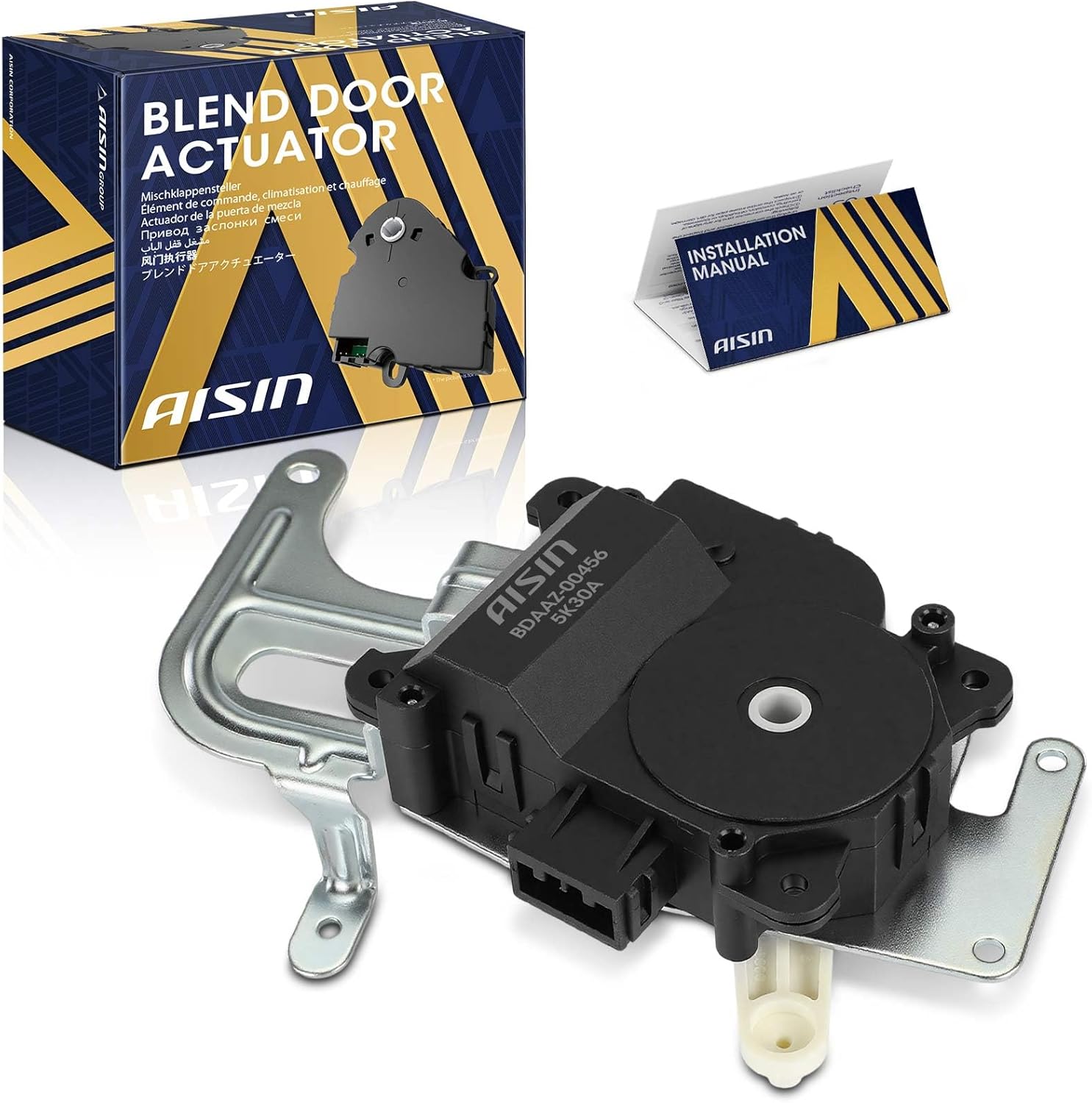 AISIN AFTERMARKET BDAAZ-00456 HVAC Air Door Actuator - Compatible with Honda Civic 2001-2005, CR-V 2002-2006, Element 2003-2011 - Mode Control Actuator