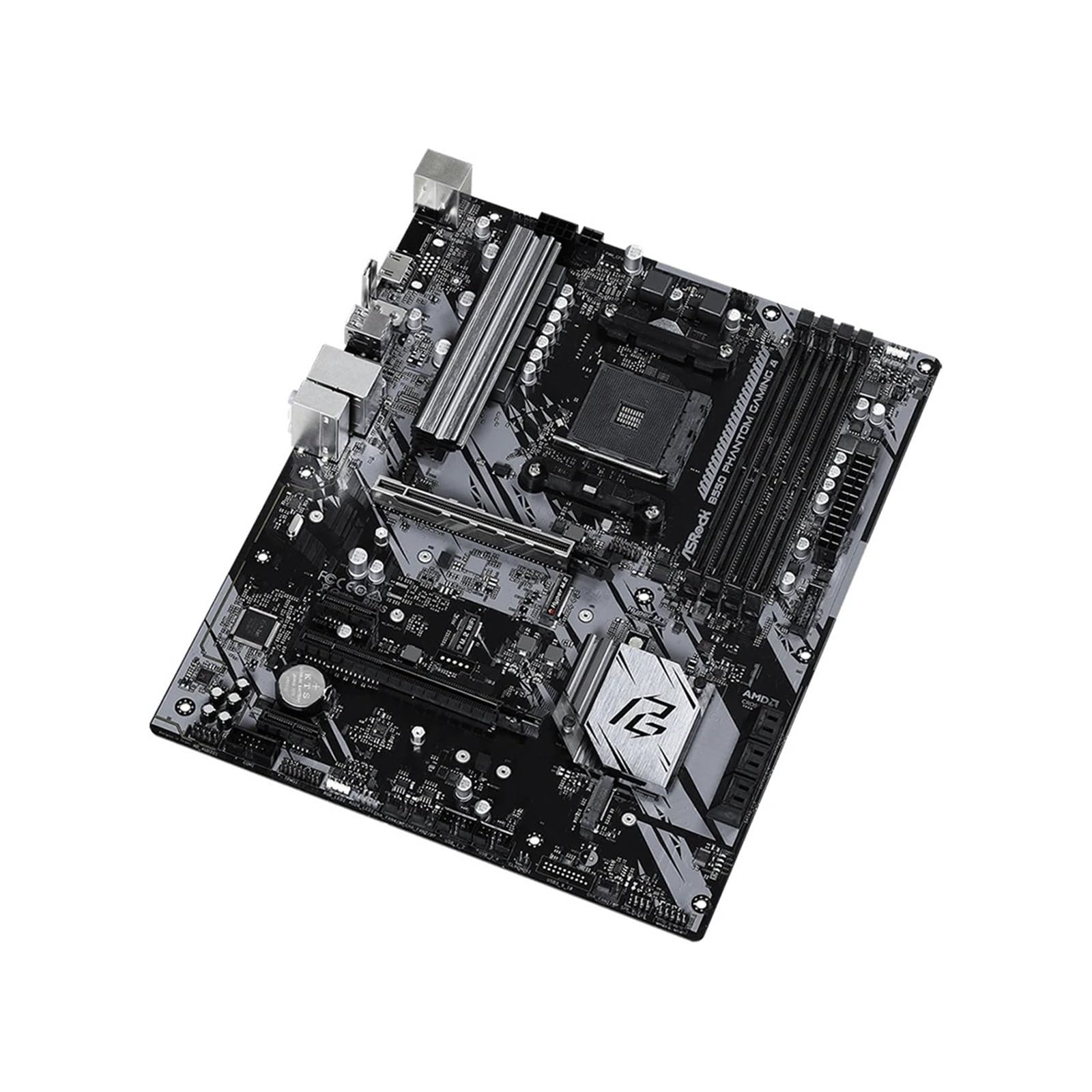 Kit de Placa Base B550 PhantomGaming 4 con procesador Ryzen 5 5600, 4 x DDR4 de 4533 MHz, M.2 NVME, HDMI, PCIe 4.0, ATX, AM4(Motherboards)