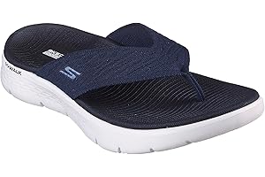 Skechers Women's Go Walk Flex Sandal Splendor - Quilted Memory Foam Thong...