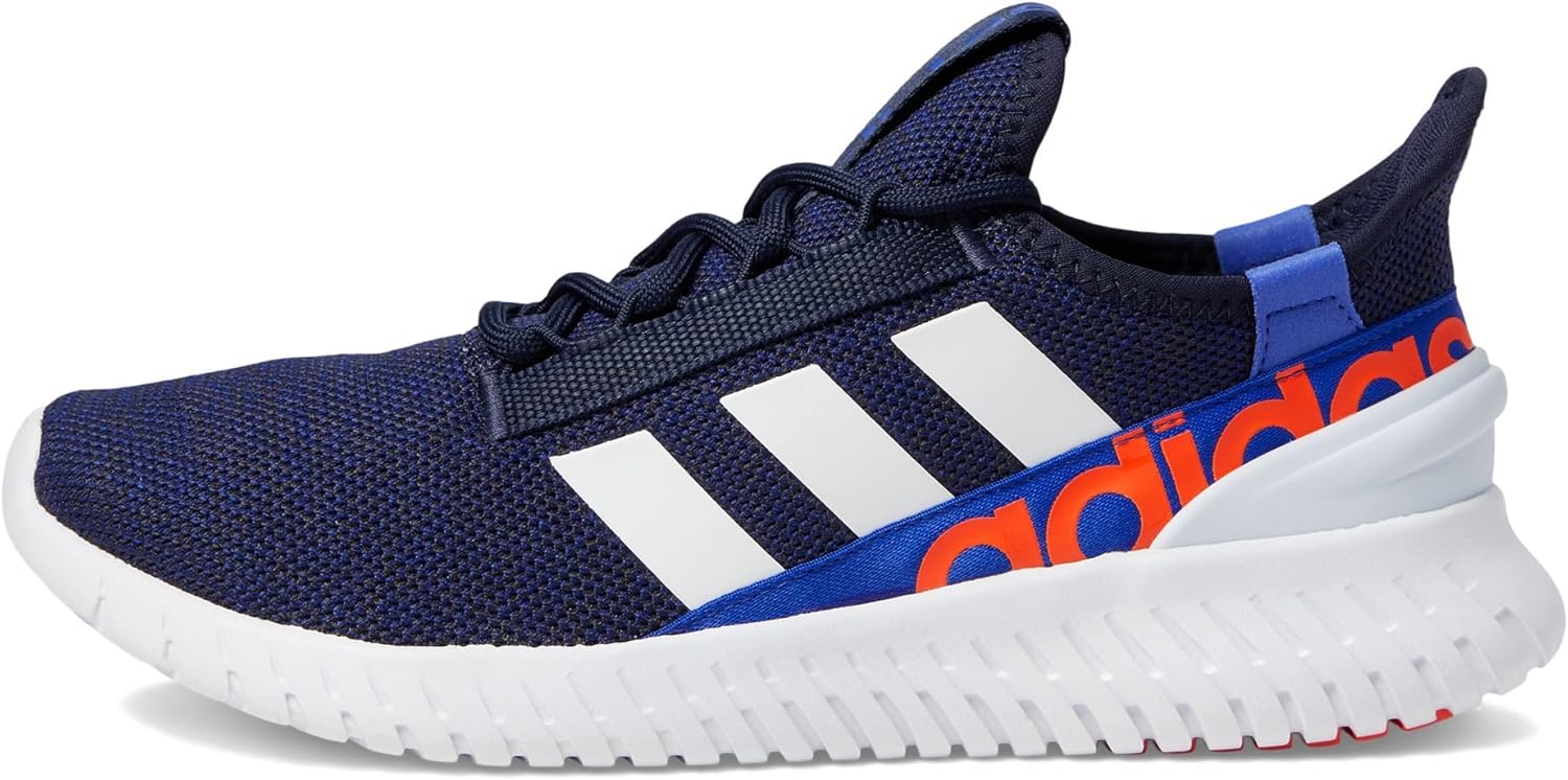 adidas Men's Kaptir 2.0 Running Shoe, Ink/White/Solar Red, 10.5