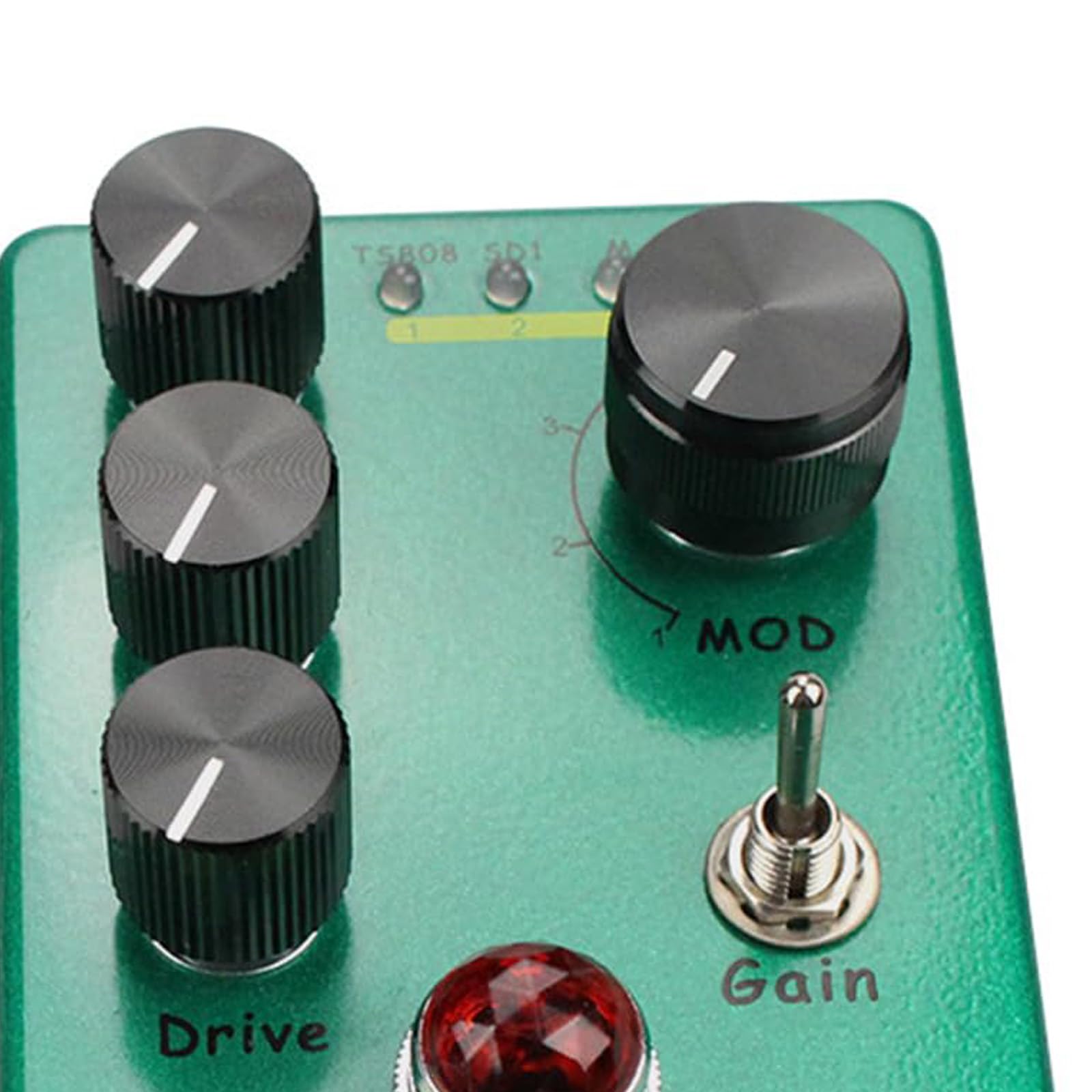 Pedale Effetti per Chitarra Professionale Pedale Effetti distorsione True Bypass Accessori per Chitarra Full Metal Shell Controller azionamento