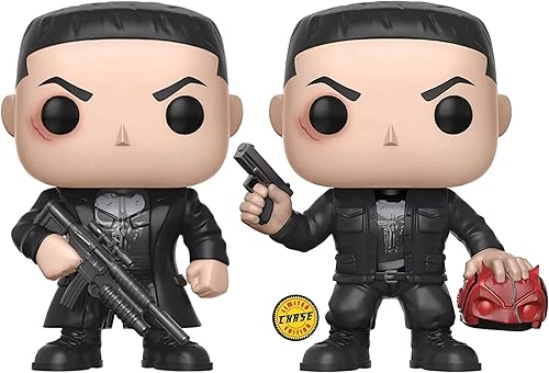 Vista 11 de Funko Pop! Marvel: Netflix Daredevil - Punisher Chase Variant - Figura de vinilo de edición limitada (paquete con funda protectora de caja pop)