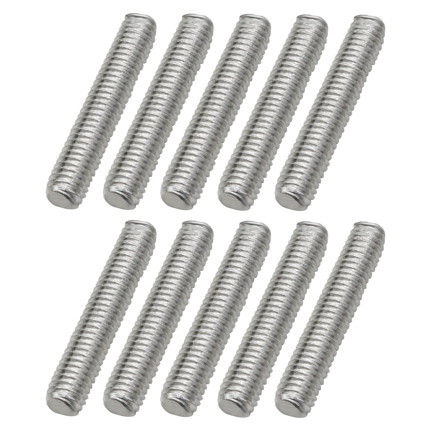 10 Pack M3 x 0.63" (16mm) Fully Threaded Rod