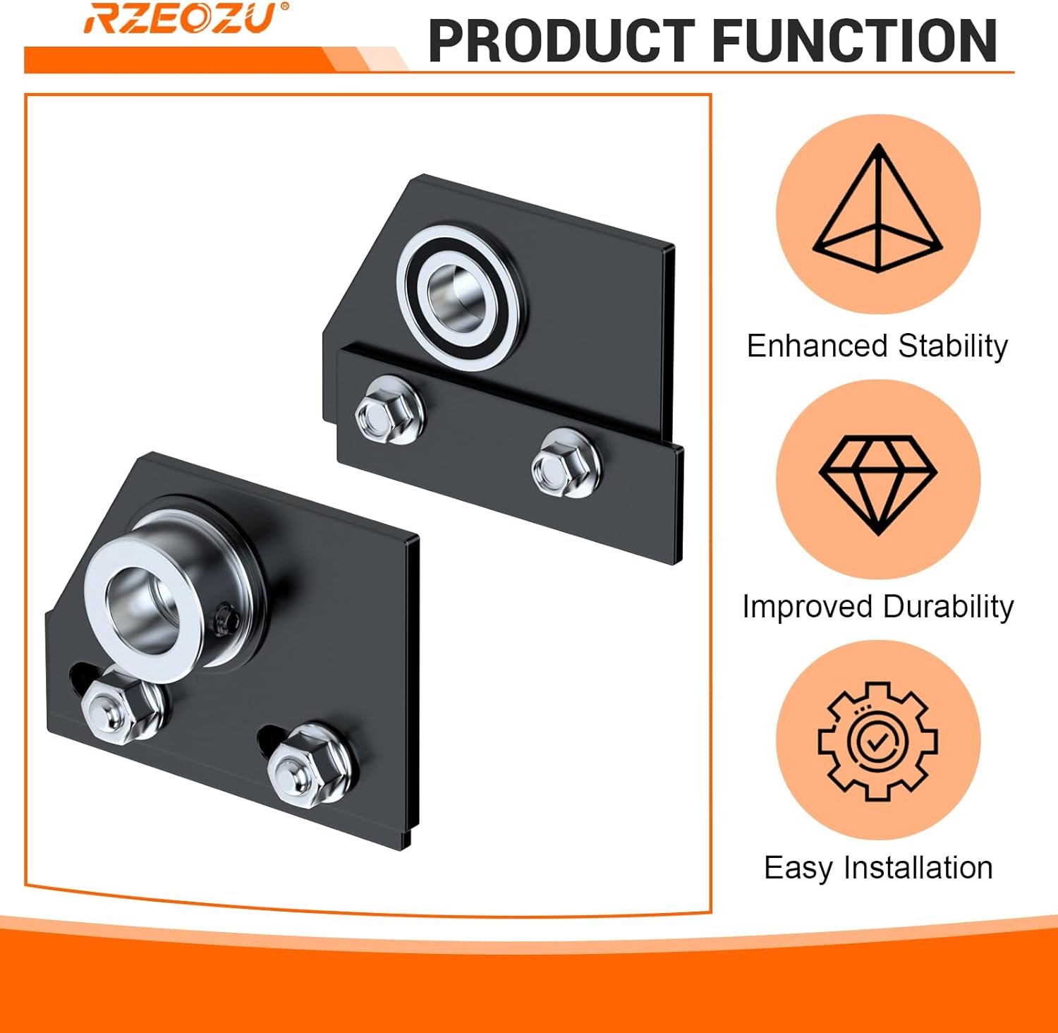 Heavy Duty Weld on Adjustable Jackshaft Plate Bracket Kit with 16" Mini Bike Axle 5/8" Bore 3/16" Keyway Replacement for Minibike Go Kart Powersports Parts Jackshaft Sprocket #40/41/420 Chain