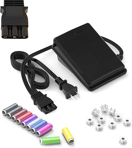 Vista 9 de Controlador de pedal para máquina de coser Brother Babaylock FC-322 XC8816-021, garantizado para adaptarse a Brother CS6000i CS7000i CS5055prw