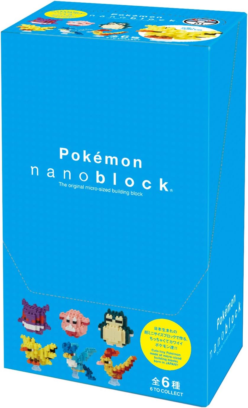 KAWADA nanoblock Mini Pocket Monsters EX Series 01 (6 Pieces Set)