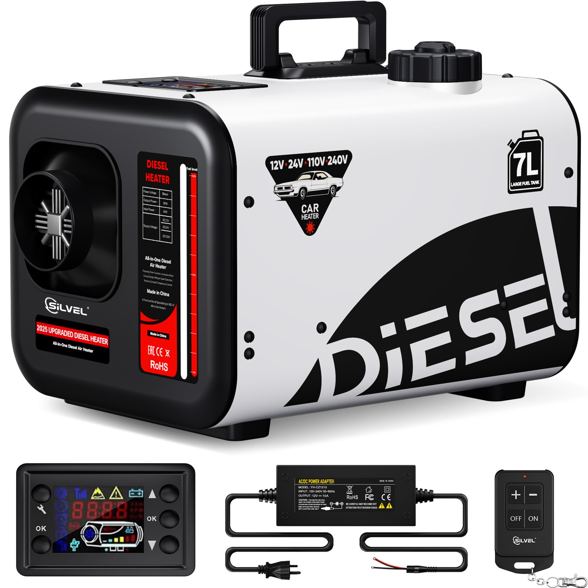 SILVEL 8KW All-in-One Diesel Heater