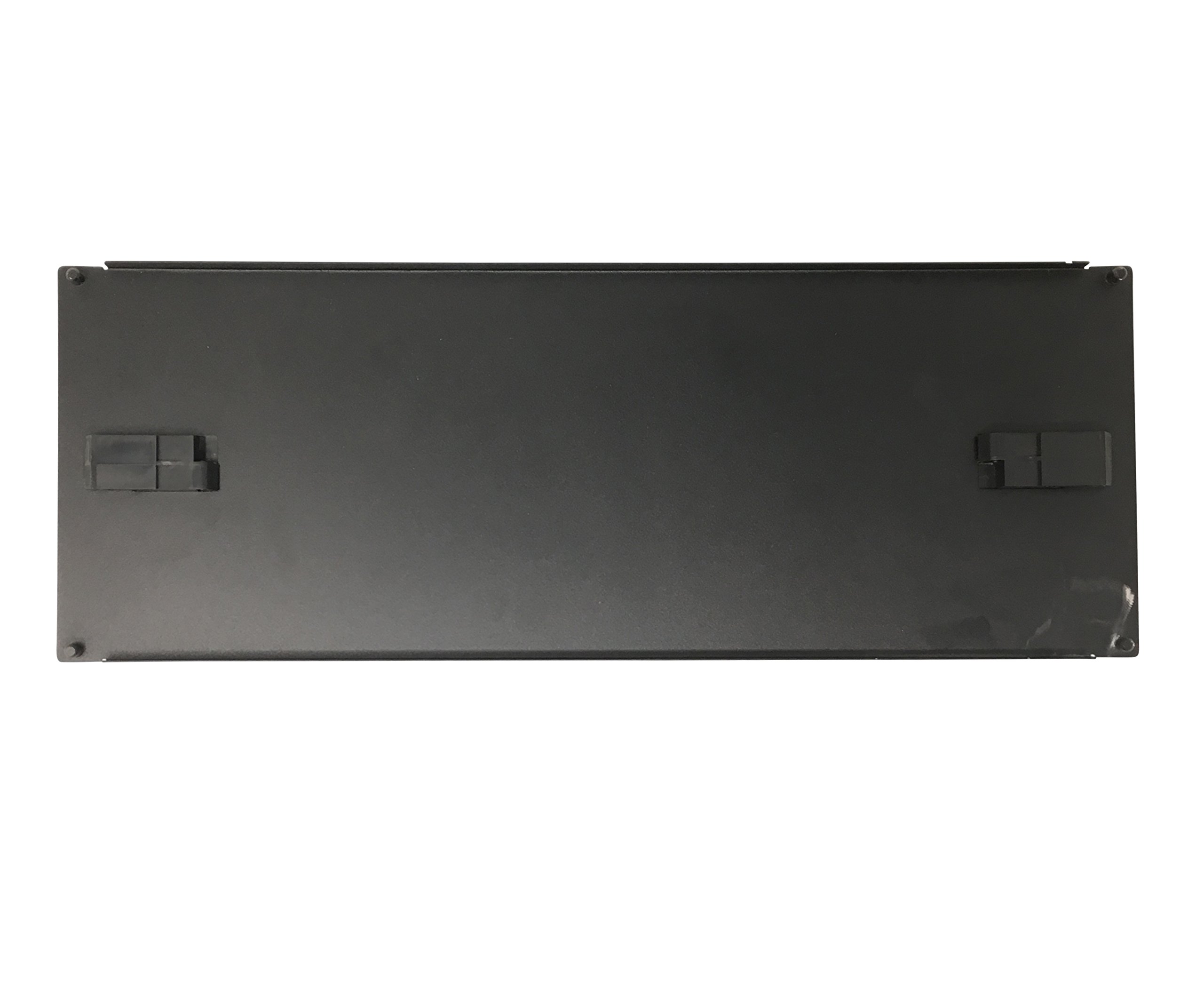 KENUCO 4U Toolless Rackmount Space Spacer Blank Rack Mount Filler Panel for IT Racks and Cabinets, Solid Black, 19