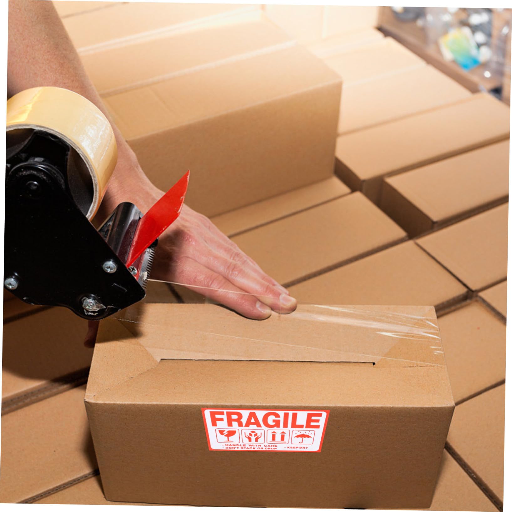 Alipis 5 Set Etichette Fragile Confezione Da Etichette Avvertimento Per Spedizioni E Imballaggi Stickers Resistenti E Facili Da Applicare Per Trasporti Sicuri 20 Fogli*5