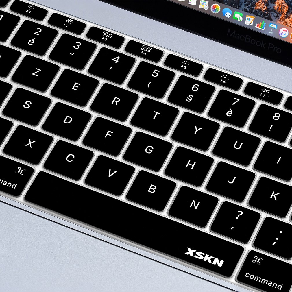 Amazon | XSKN フレンチキーボードカバー AZERTY キャラクター
