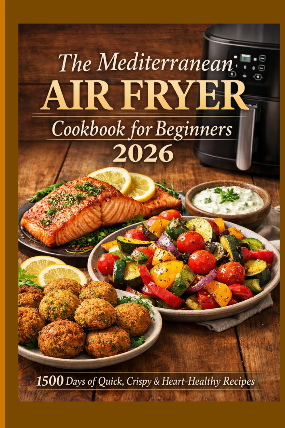 The Mediterranean Air Fryer Cookbook for Beginners 2026: 1500 Days of Quick, Crispy & Heart-Healthy Recipes