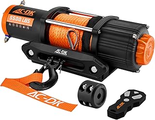 AC-DK ATV UTV Winch Synthetic Rope Kit