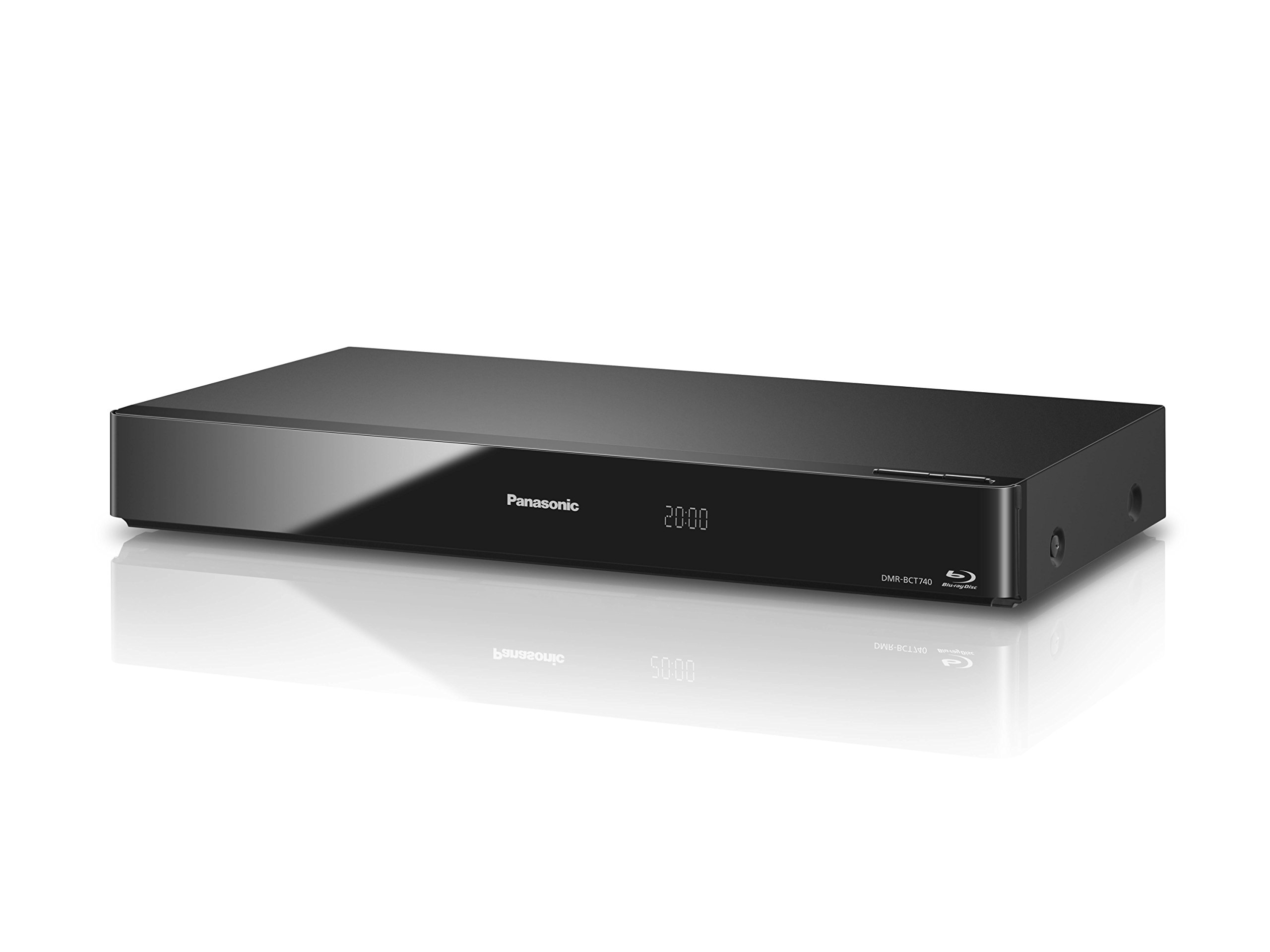 Panasonic DMR-BCT740EG9 Blu-ray Rekorder 500GB Festplatte (Twin HD DVB-C-Tuner, Einkabelfunktion, WLAN, 2x CI+, HbbTV, 4K Upscaling, Streaming) schwarz