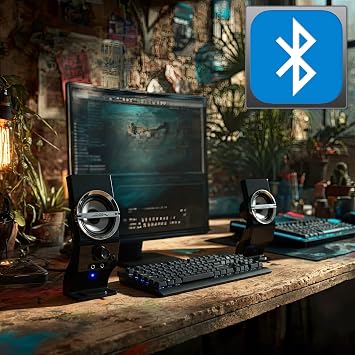 Audiocore AC805 Computer Stereo Speakers for PC Laptop, 2.0 Stereo System, USB Powered, 6W RMS Power