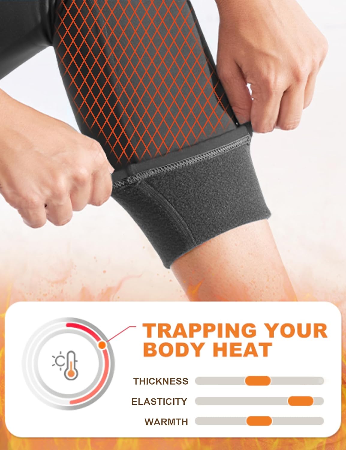 COOTRY Plus Size Thermal Underwear for Women V Neck Long Johns Base Layer Winter Top and Bottom Sets - Image 4