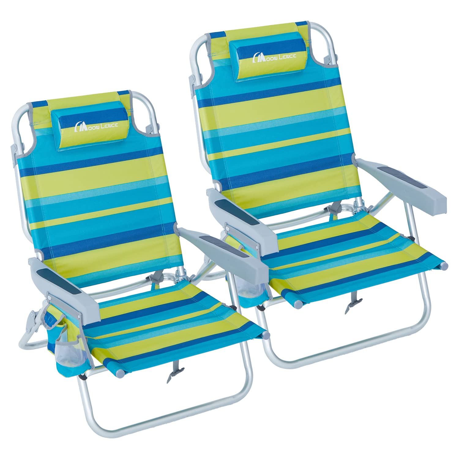 Couple In Moon Beach Chairs