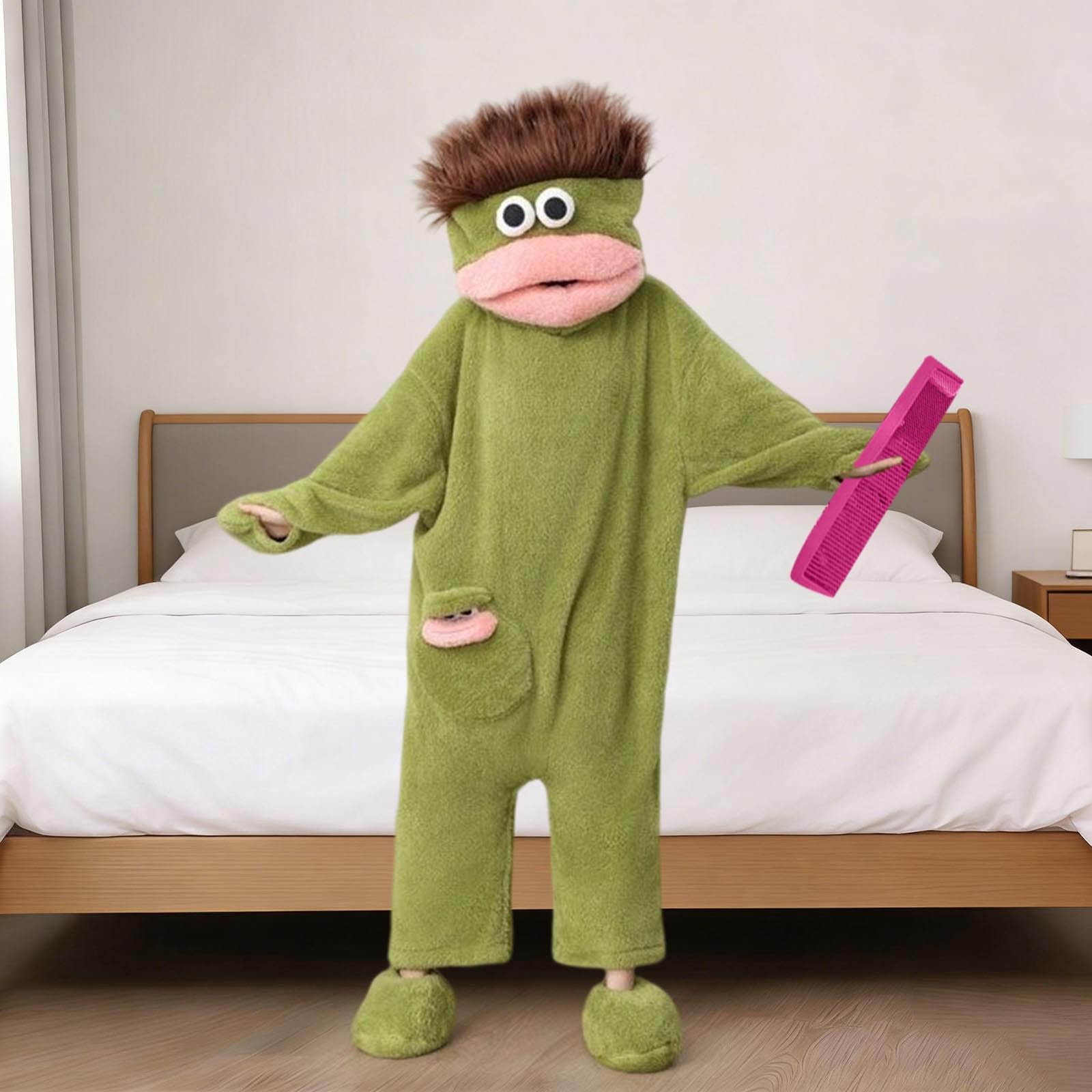 Pijama de Unisex Adulto Cosplay Animal Onesie Kigurumi Disfraces One Piece Pijamas con Peine Cosplay Divertido Ropa De Dormir una Pieza para el Salón Fiesta al Libre
