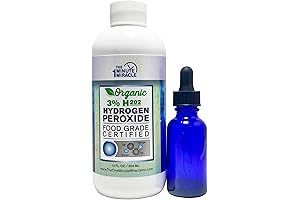 3% Hydrogen Peroxide Medical Grade [H2O2] - 12oz Bottle Plus 1oz Dropper...