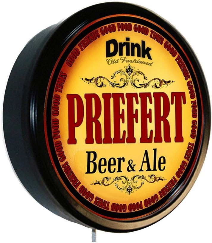 Goldenoldiesclocks PRIEFERT Beer and Ale Cerveza Lighted Wall Sign