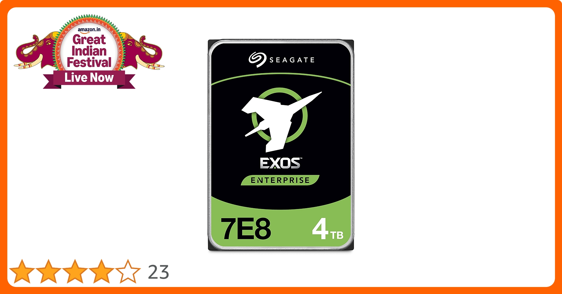 Amazon.in: Buy Seagate 4TB 7200RPM HDD Online at Low Prices
