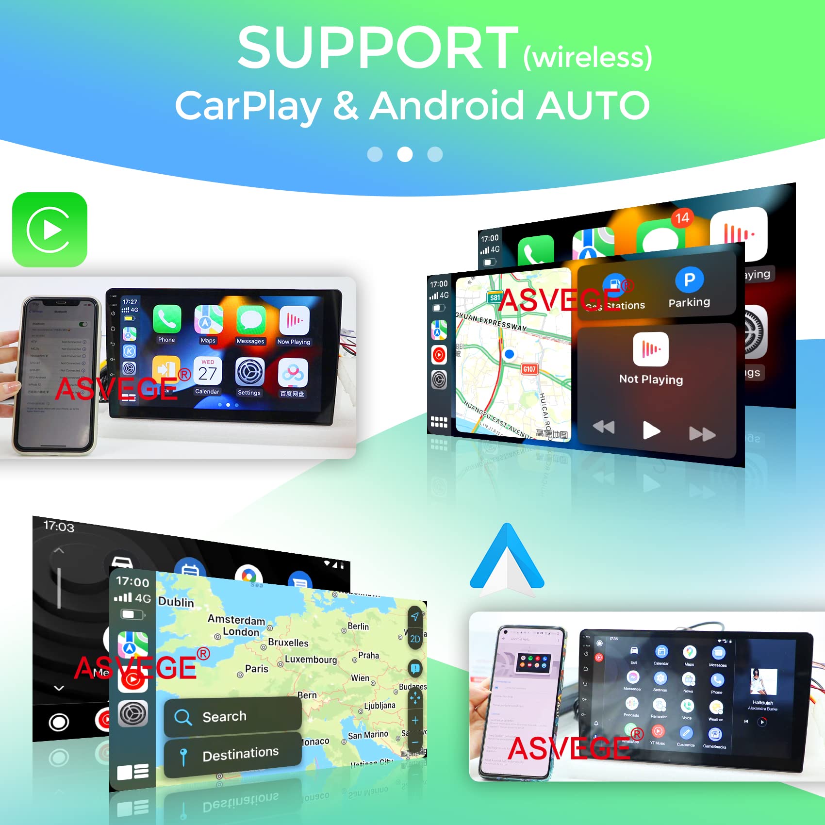 Amazon.com: Universal 9 inch 4G+64G Qualcomm CPU Android Radio Car