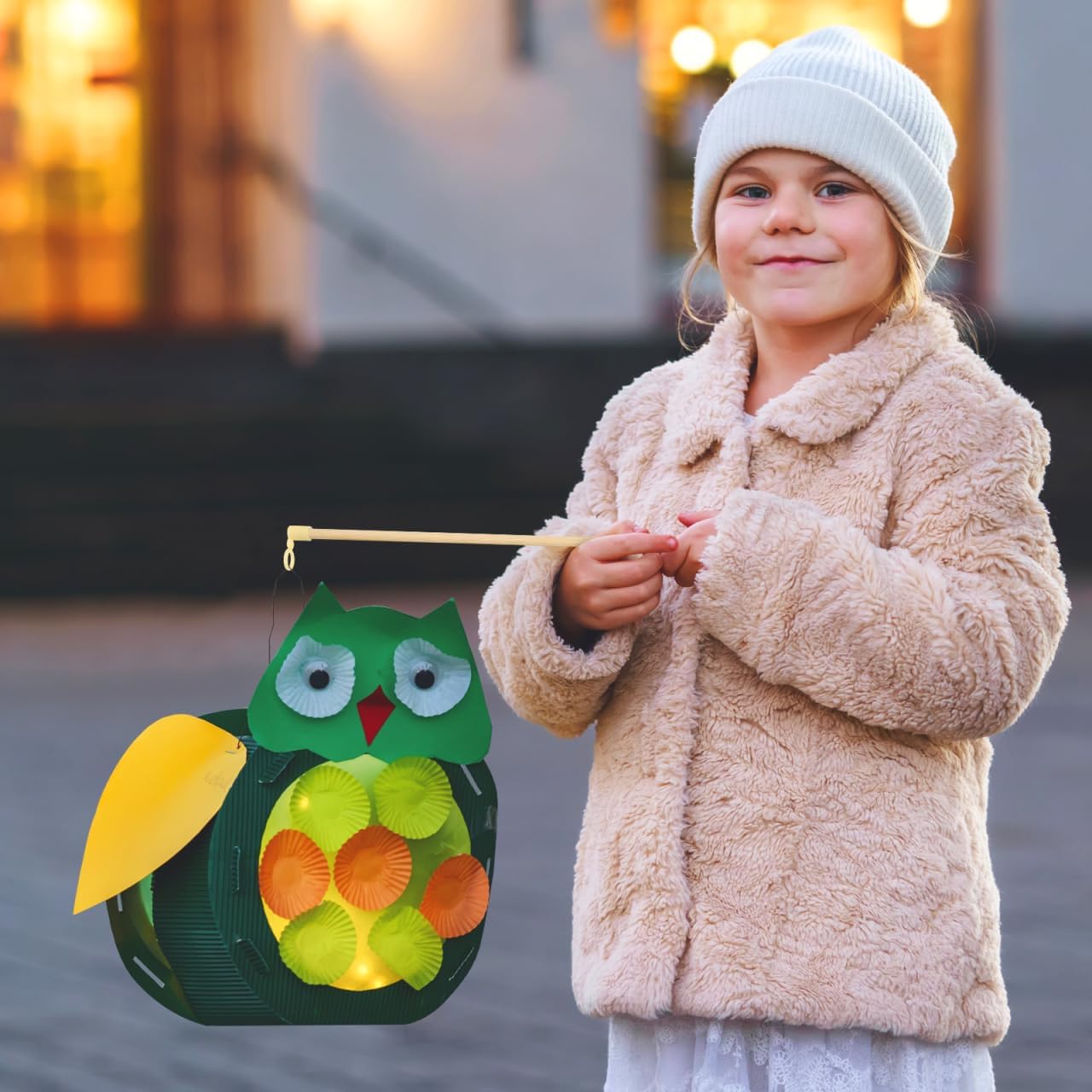 Tofficu 10.43 Inch Bamboo Lantern Poles Lightweight Paper Lantern Sticks for Kids Crafts Party Decoration and DIY Events