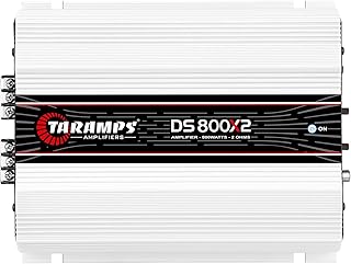 Módulo Taramps DS 800x2 2 ohms 800 W RMS 2 Canais Amplificador Som Automotivo