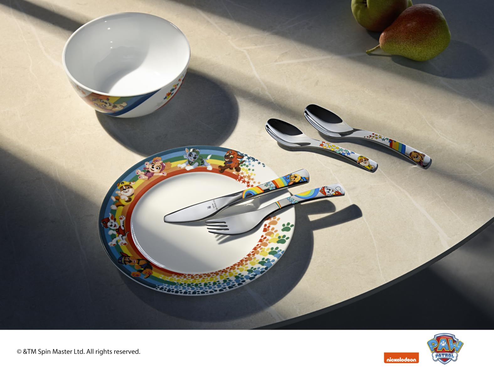 WMF Collection Pat'Patrouille, Set de 6 couverts de table pour enfants, Inox 18/10 Cromargan, Adapté aux enfants de 3 ans et plus, Ludique, Compatible lave-vaisselle 1286079964