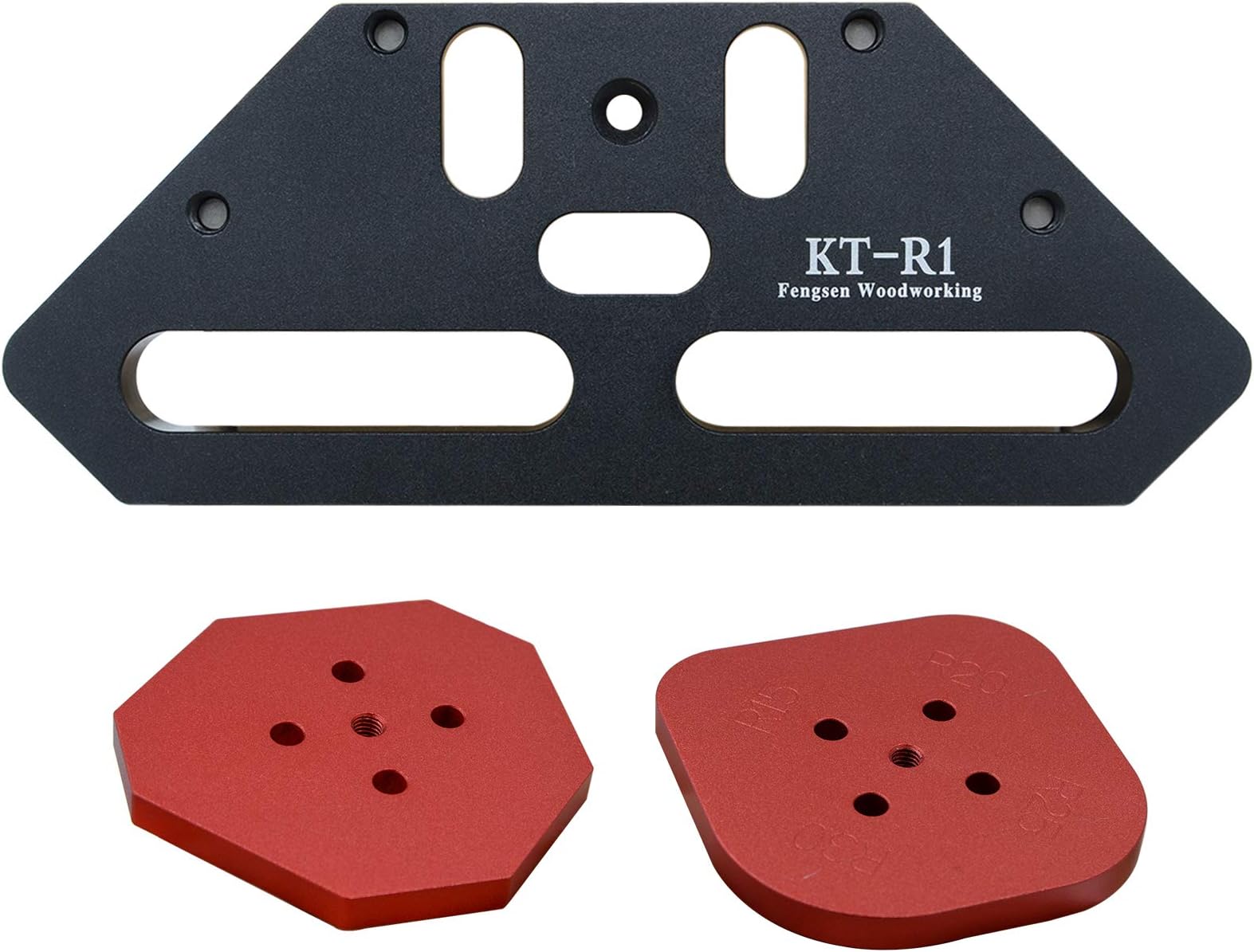 2 Stück Radius Frässchablonen - Router Jig Für R10 Bis R50 Rundungen Holzhandwerk