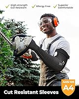 Vista 6 de toolant Noir-Ti - Juego de brocas avellanadas de cobalto + juego de mangas de jardinería resistentes a cortes de metal toolant