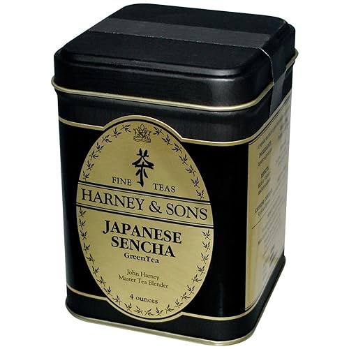 Harney & Sons Té verde sencha japonés, hoja suelta 4 onzas