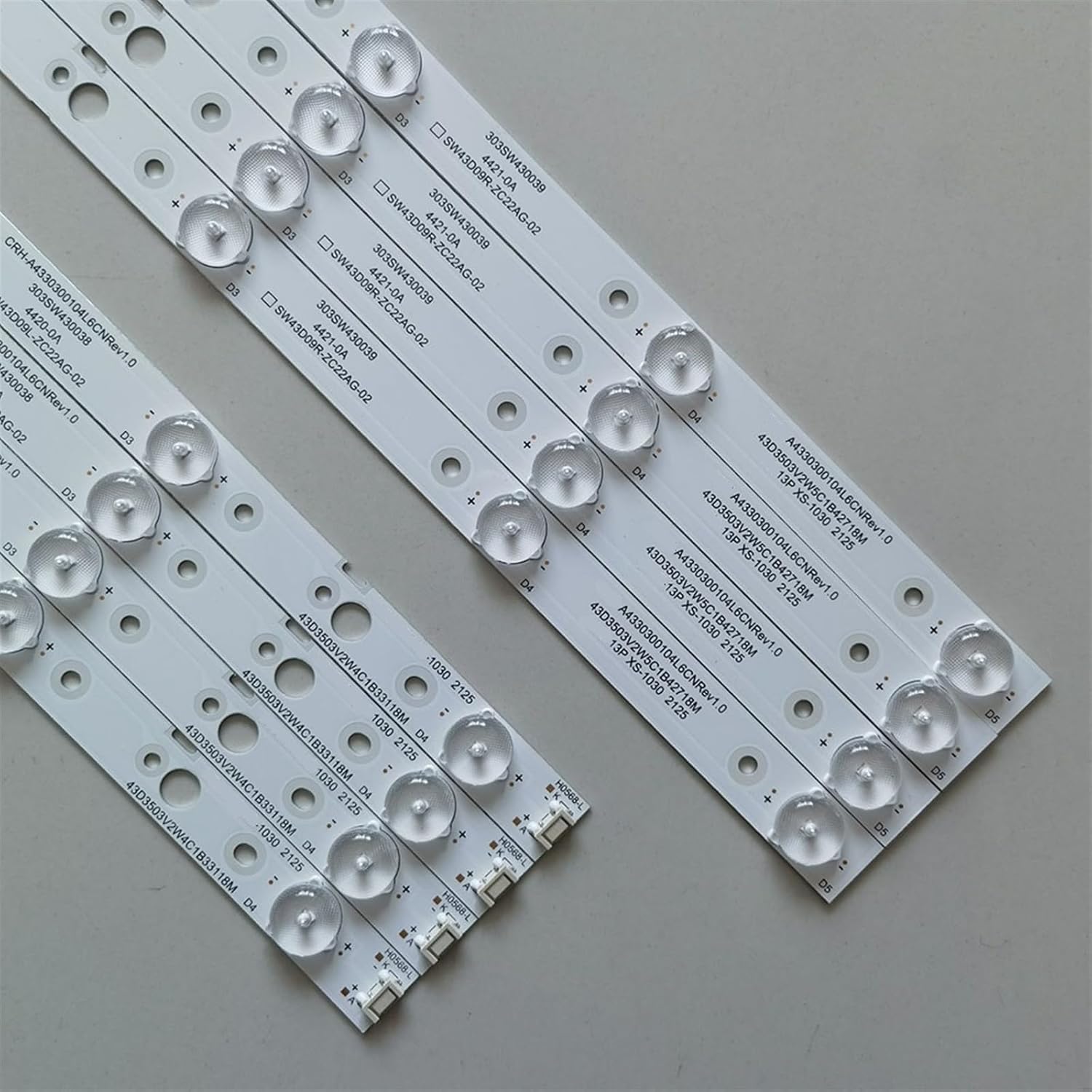 Strip Compatible with A4330300104L6CN Rev1.0A4330300105R6CN Rev1.0 43UJ6200-UA TH-43FX680C SW43D09L 43UG620V 43UJ620V 43UJ620Y