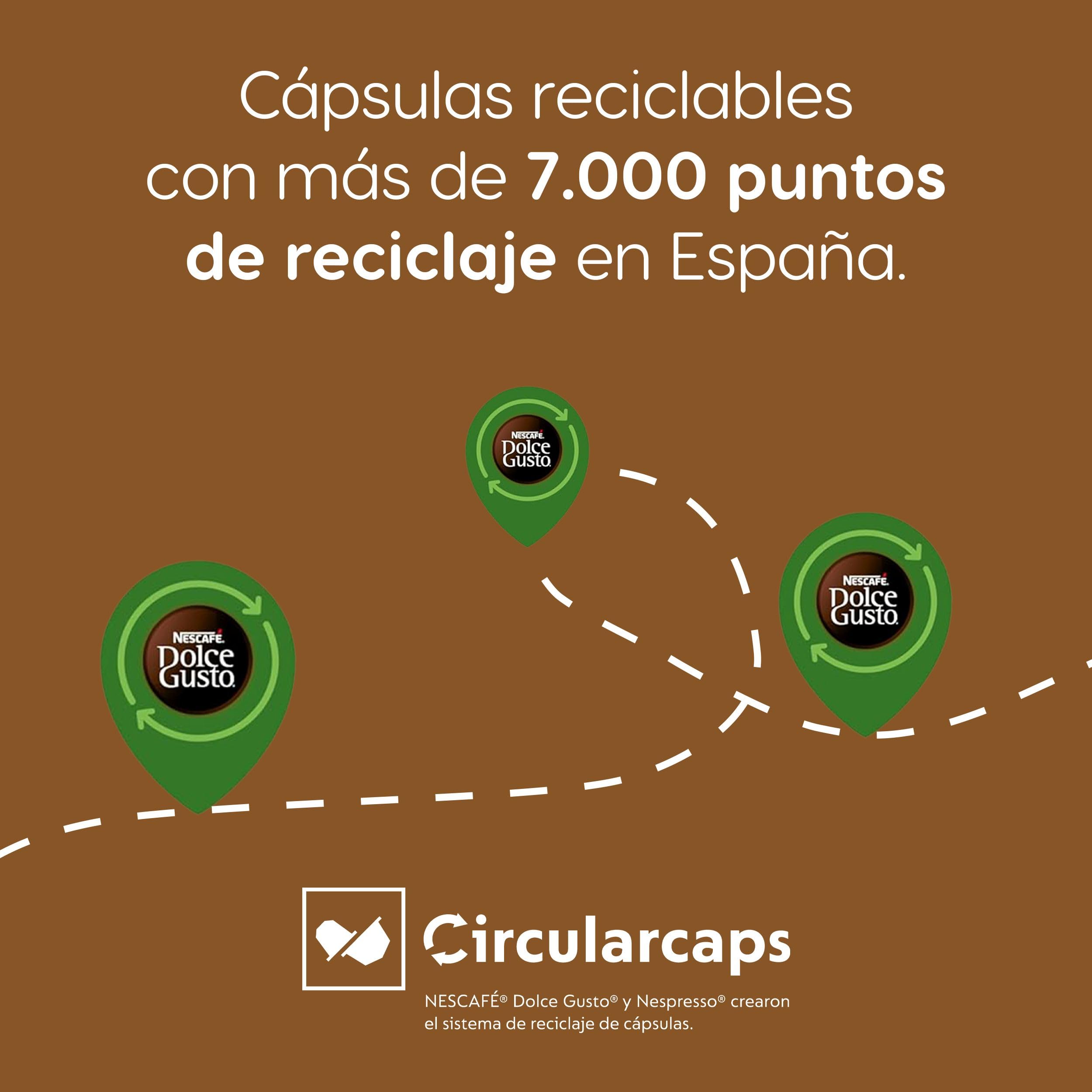 NESCAFÉ Dolce Gusto Café con Leche descafeinado - Cápsulas de Café, 90 Cápsulas (3 x 30)
