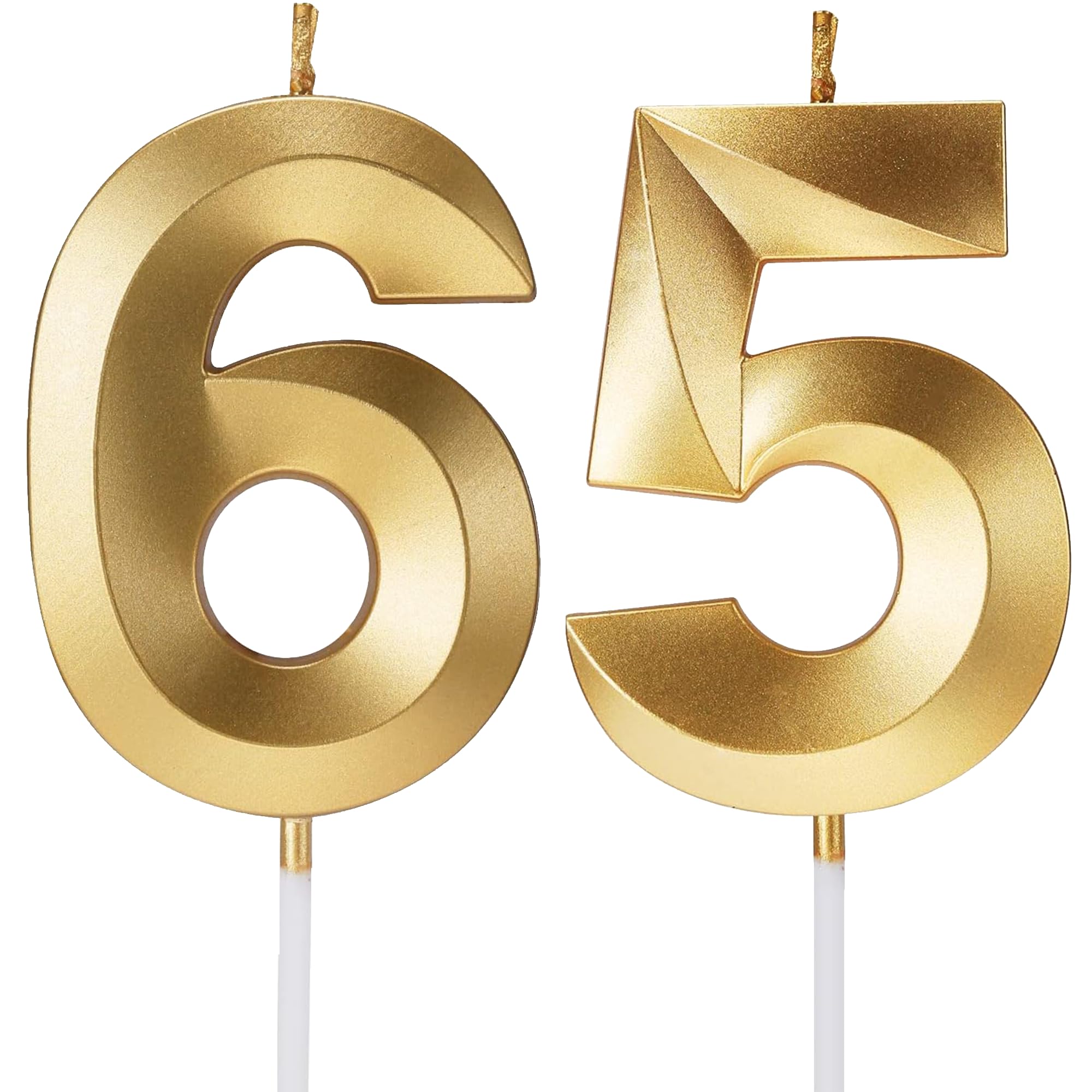 Birthday Candles Number Candles Age Year for Cakes Happy Birthday 3D Designed Wedding Anniversary Party Cake Topper Decorations