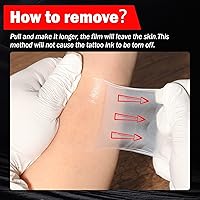 Vista 6 de AZEN Vendaje de cuidado posterior para tatuajes, 6 x 8 yardas, cinta impermeable para cubrir la segunda piel, envoltura curativa, suministros