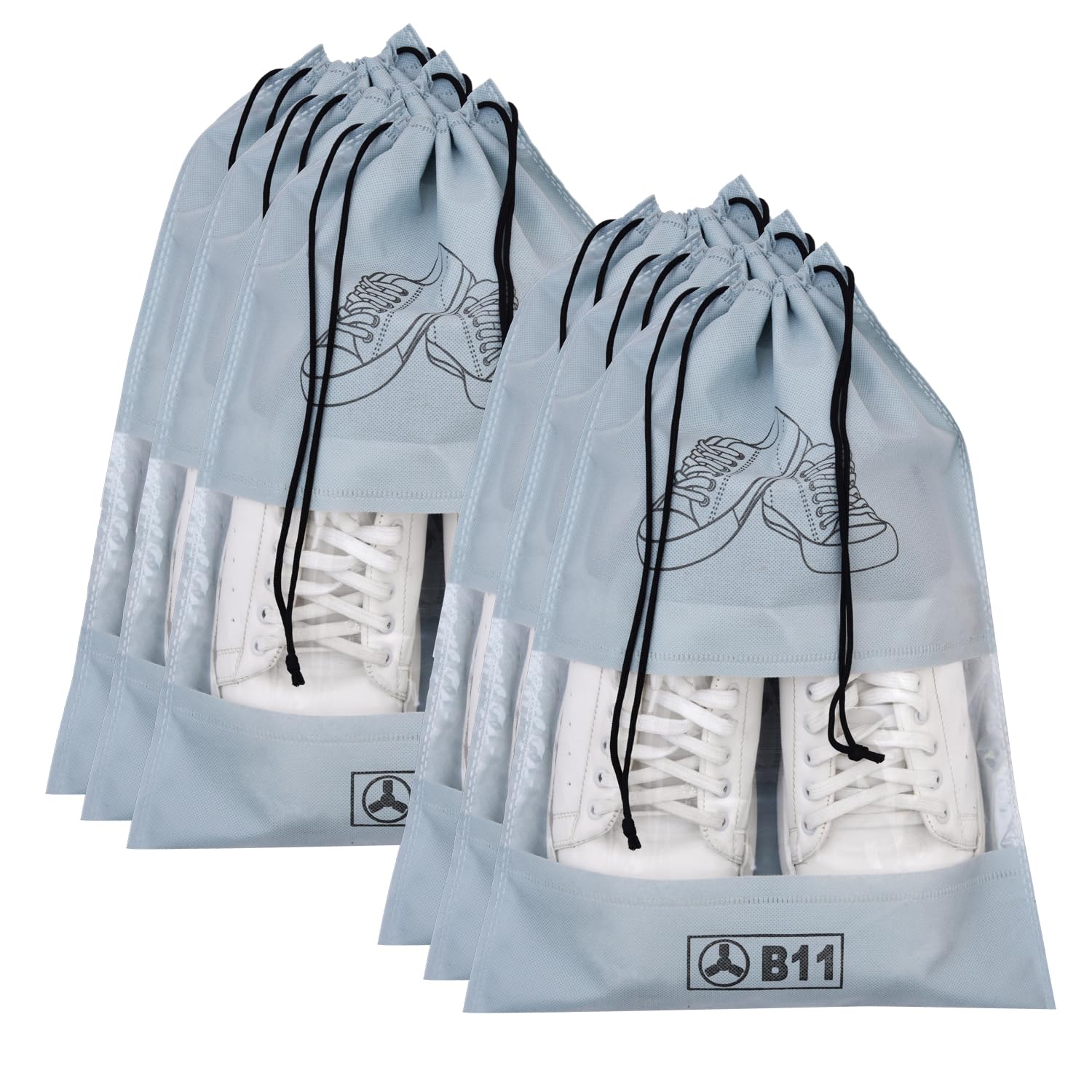 B11 Handbag/Purse Storage Dust Cover Drawstring Bags - Set Of 6 Bags (Medium)-picture-36