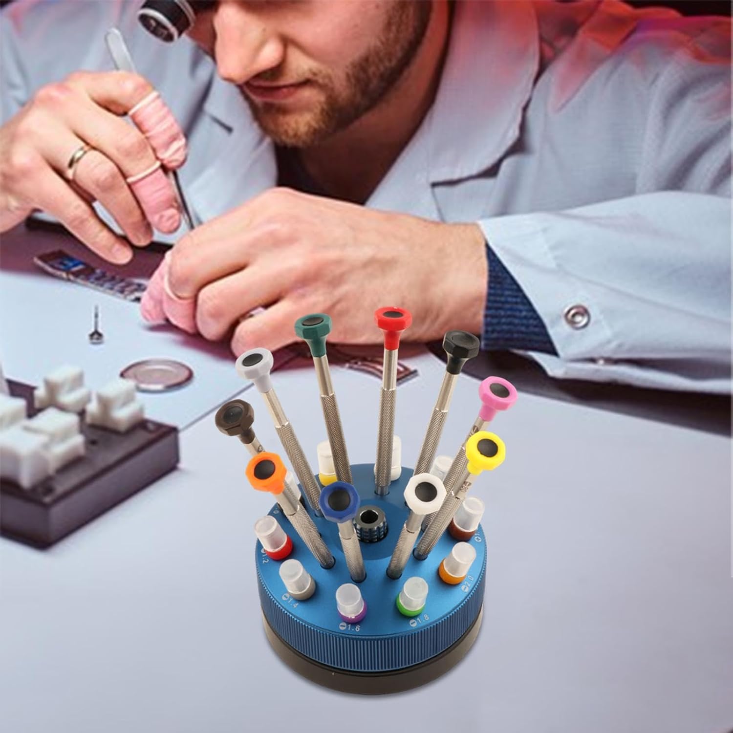10x Watch Screwdrivers Set Precision Slotted And Phillips for Watchmakers