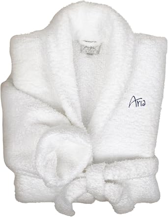 Aria Hotel Bath Robe For Women or Men - Soft Shower Robe - Luxury Spa & Resort Bathrobe - One Size Fits Most