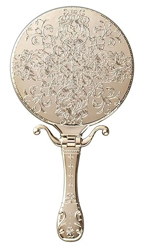 Espejo de mano y soporte Twinkle Y-1505 (dorado)