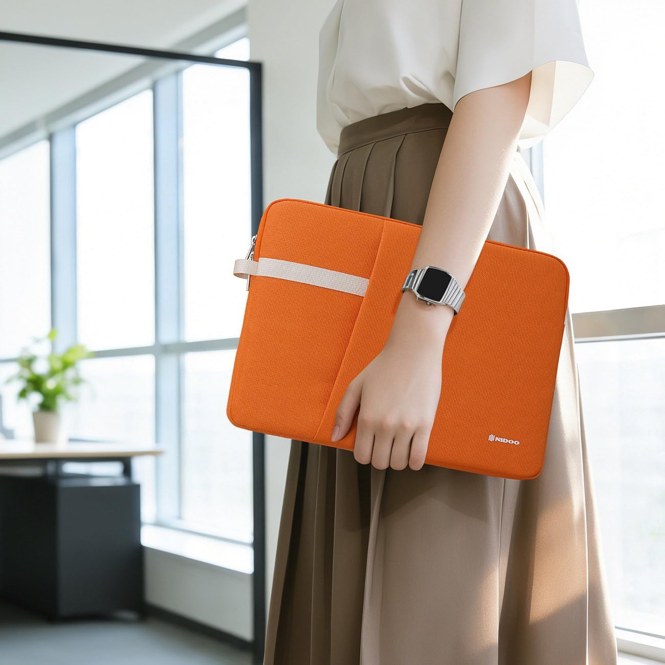 NIDOO Laptop Sleeve 14 inch Laptop Case for Lenovo ThinkPad X1 Carbon Yoga / 14" ThinkPad T14 E14 L14 / 14" Dell Latitude 5450 7455/14" MacBook Pro M5 M4 2025 ASUS HP Acer Computer Carrying Bag - Image 5