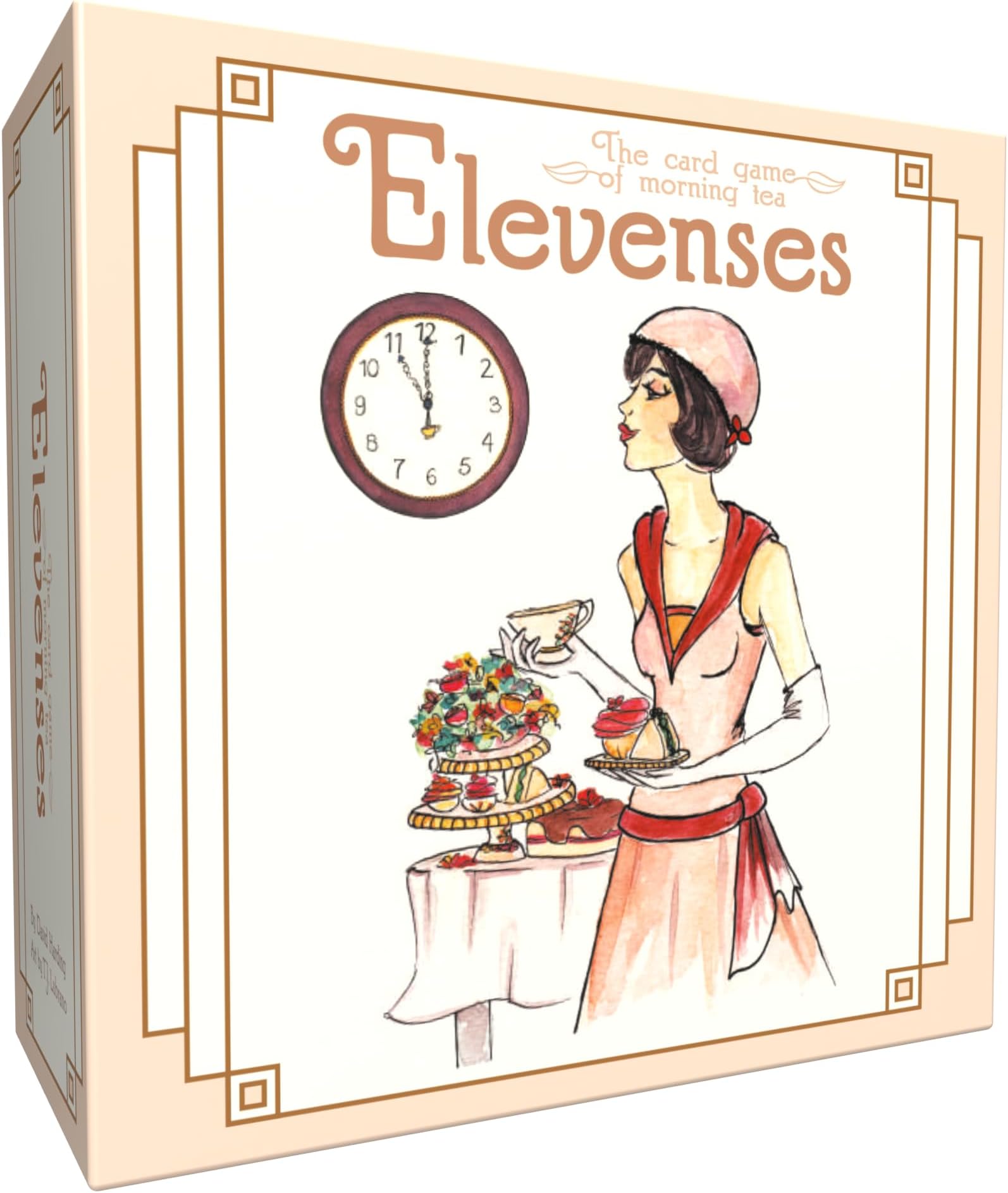 Elevenses Card Game - Be The Perfect 1920s Socialite and Serve Morning Teas! Strategy Game for Kids and Adults, Ages 10+, 2-4 Players, 15-25 Minute Playtime, Made