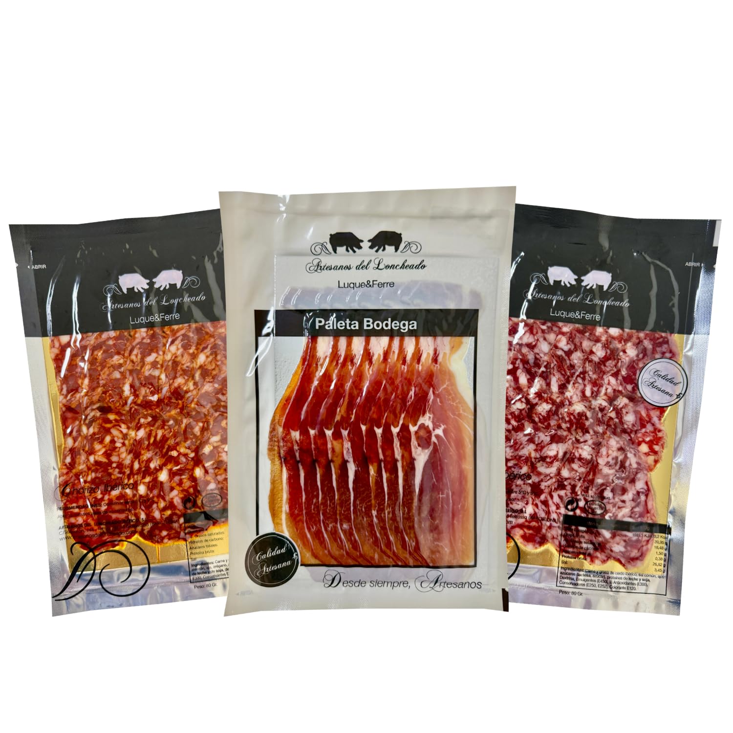 Panier-cadeau gourmet espagnol : jambon ibérico, chorizo, pata negra, baron de Ley Reserva et autres spécialités