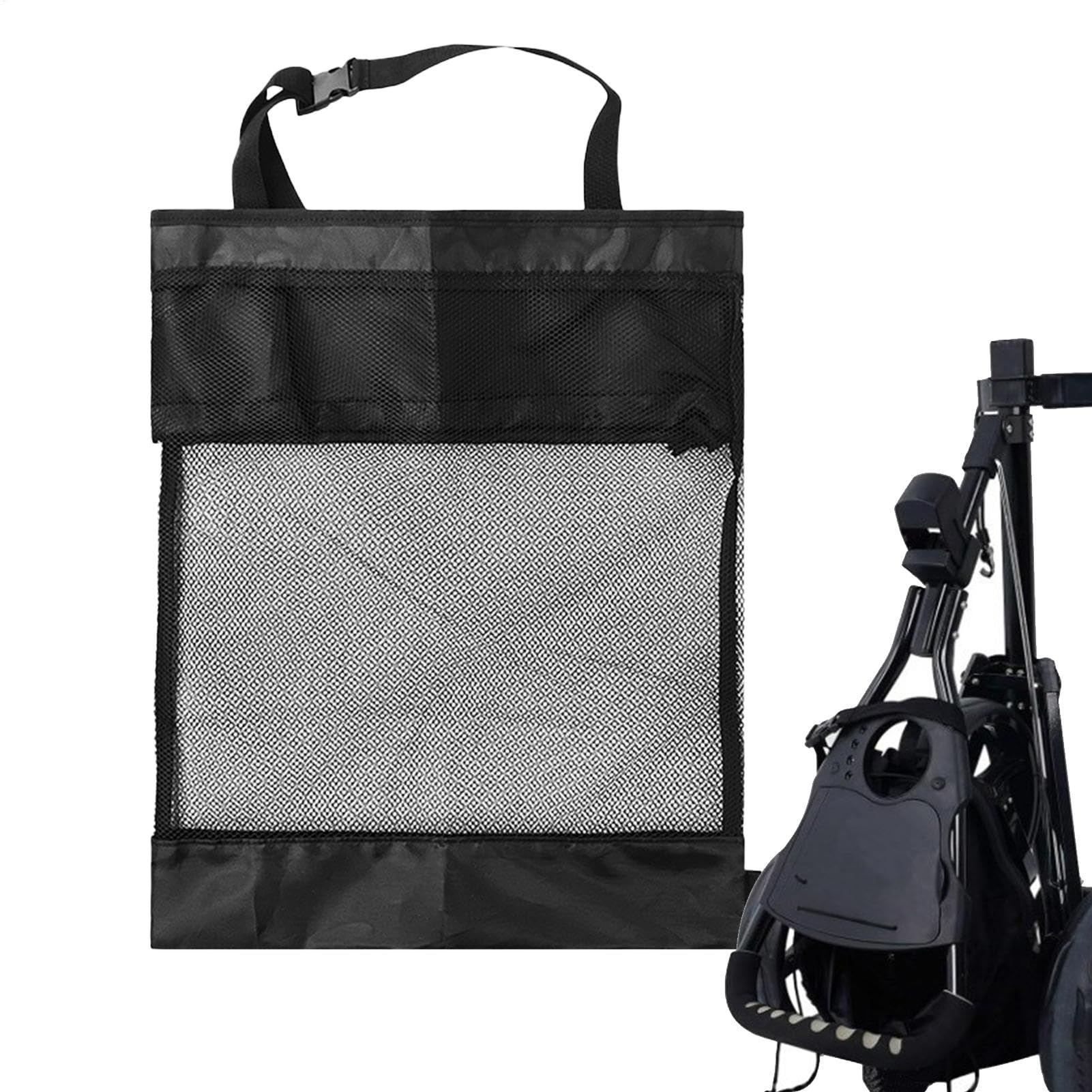 Bolsa de golf de malla de alta resistencia para carritos 8