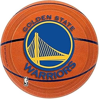 Amscan Golden State Warriors Round Plates - 7