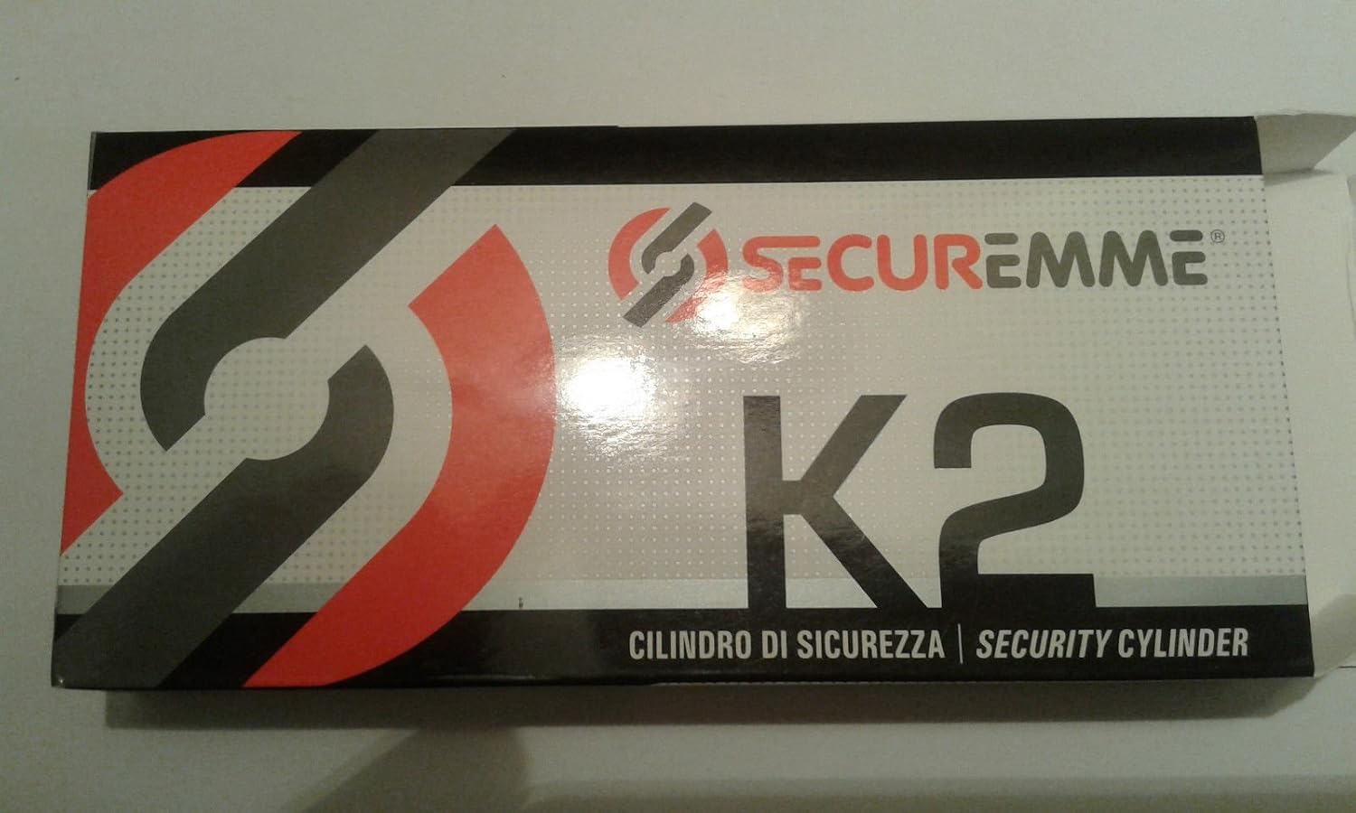 SECUREMME K2 (Italy) High Security Cylinder Lock /10 Active pins/with 5 Keys and ID Card (30/50)