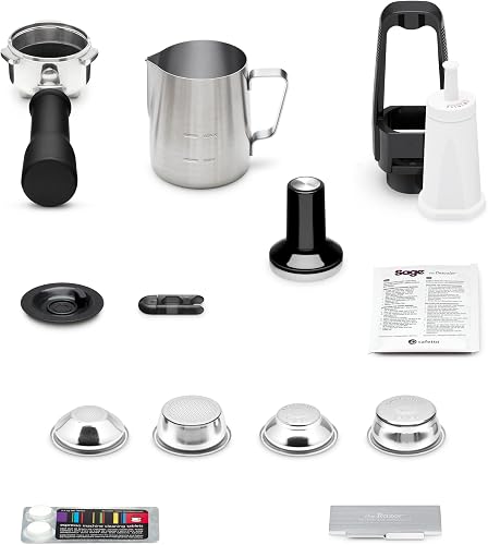 Sage - The Bambino Plus - Machine à Café Compacte avec Mousseur à Lait Automatique - 9 Bars, Réservoir 1,9L - Machine Expresso, 3 Réglages de Texture & Température - Truffe Noire - 7