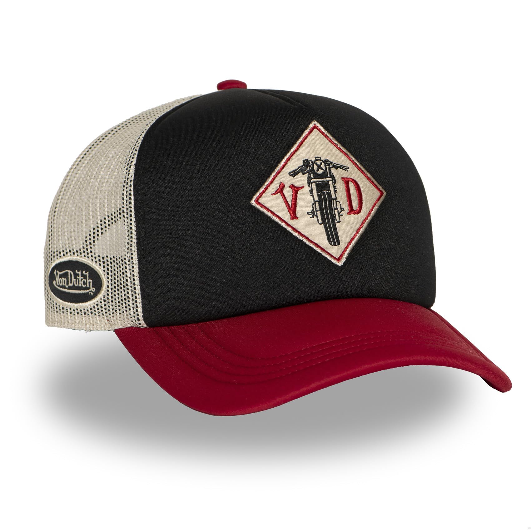 Von Dutch Kappe für Damen und Herren, Trucker, verstellbar, Snapback