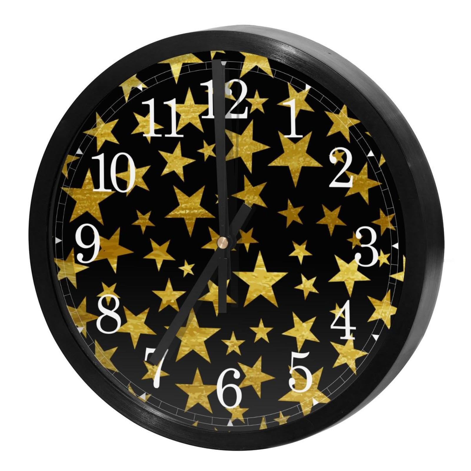 Horloge murale silencieuse sans tic-tac à quartz pour un sommeil sans bruit